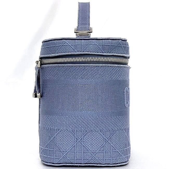 Christian Dior Handbag Vanity Bag Light Blue