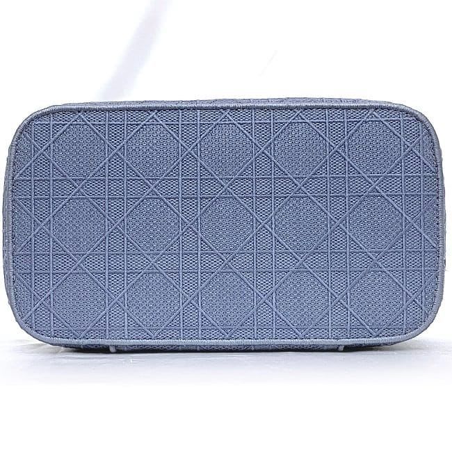 Christian Dior Handbag Vanity Bag Light Blue